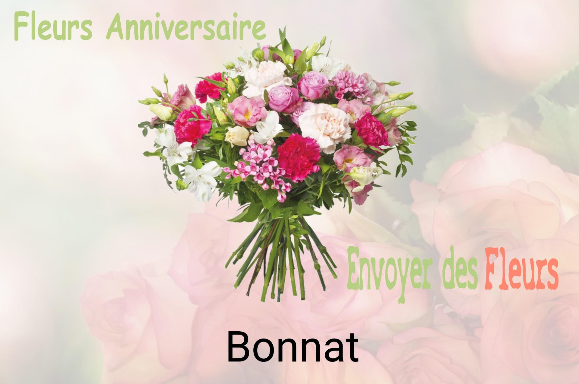 Bouquet de fleurs d’anniversaire livré à Bonnat